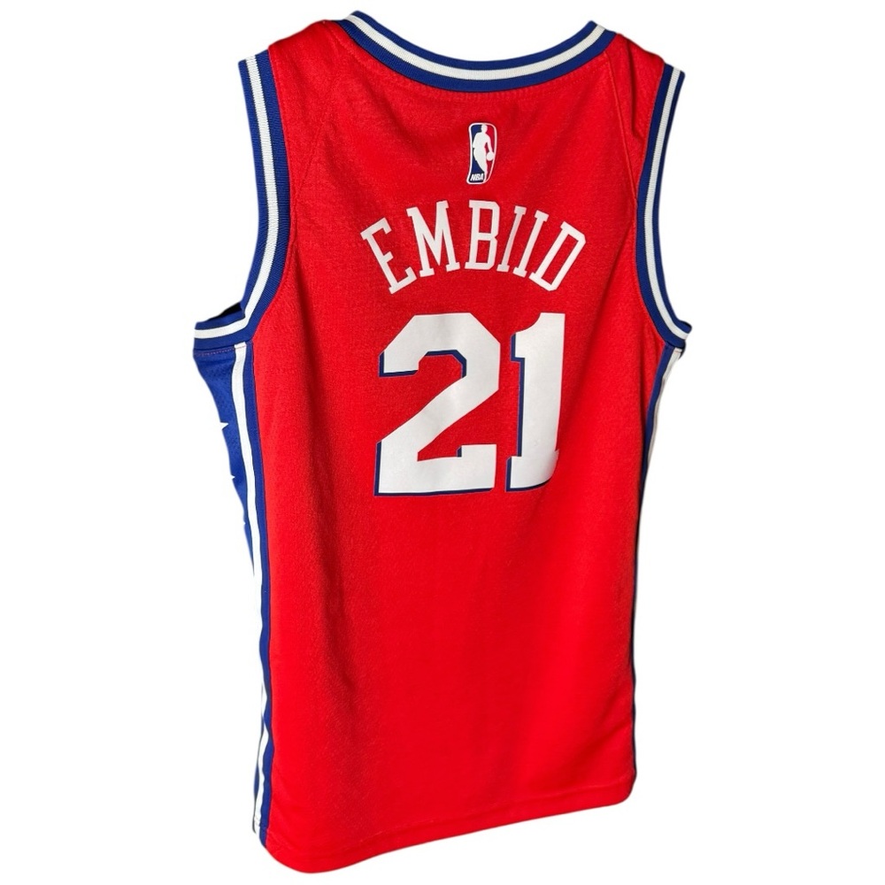 Joel Embiid Jersey Nike NBA Red Basketball - Picture 4 of 14